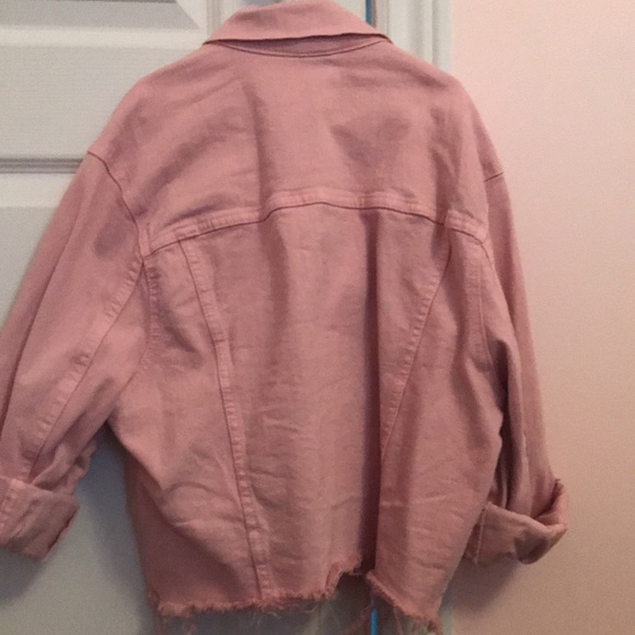 This is a pink Jean jacket that has only been worn one to two times! - Picture 3 of 5